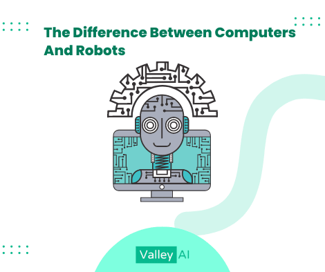 What is the difference between computers and robots