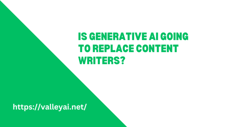 Is Generative AI going to replace content writers?