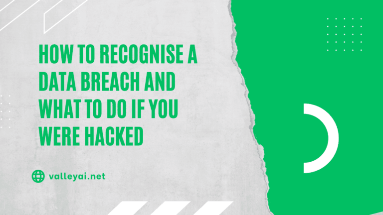 How to Recognise a Data Breach and What to Do if You Were Hacked