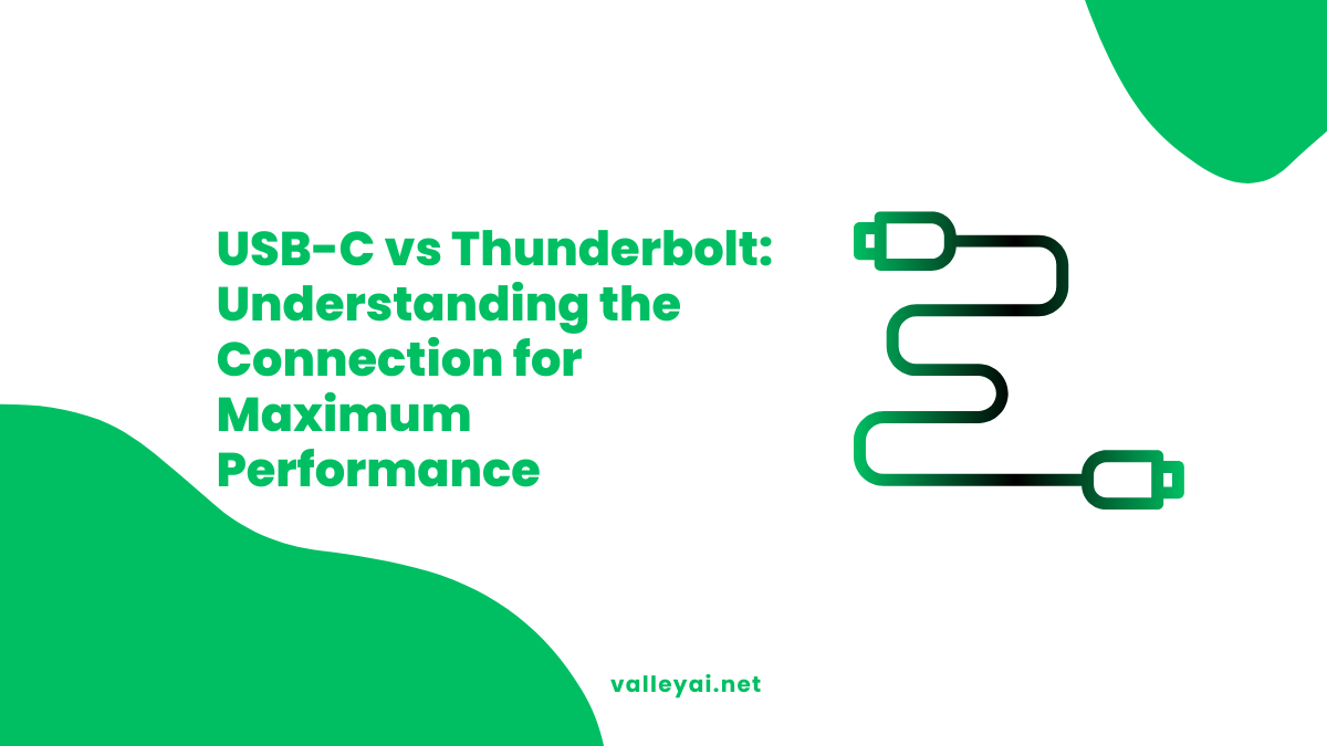 USB-C vs Thunderbolt: Understanding the Connection for Maximum Performance