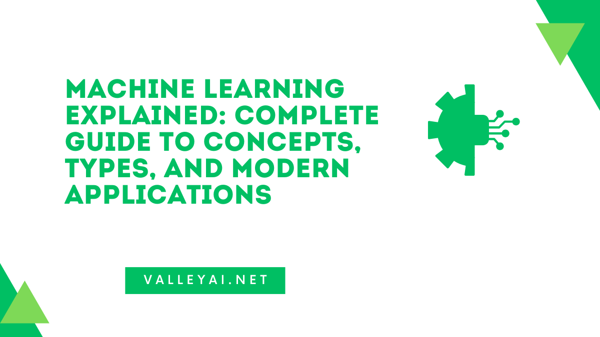 Machine Learning Explained: Complete Guide to Concepts, Types, and Modern Applications