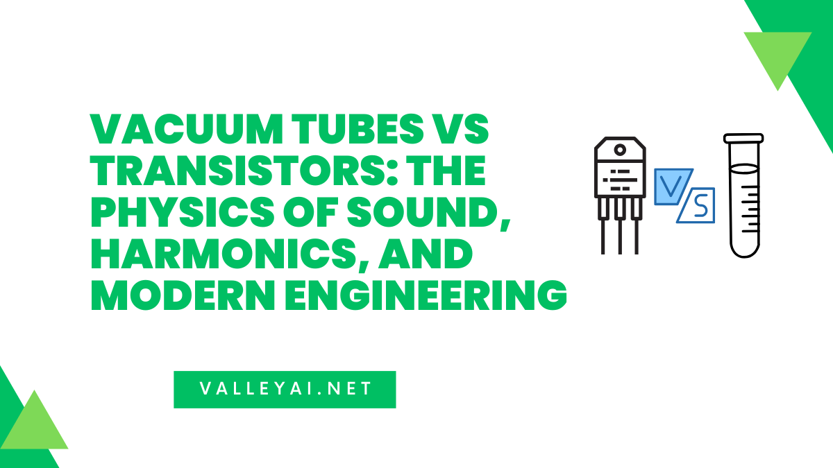 Vacuum Tubes vs Transistors: The Physics of Sound, Harmonics, and Modern Engineering