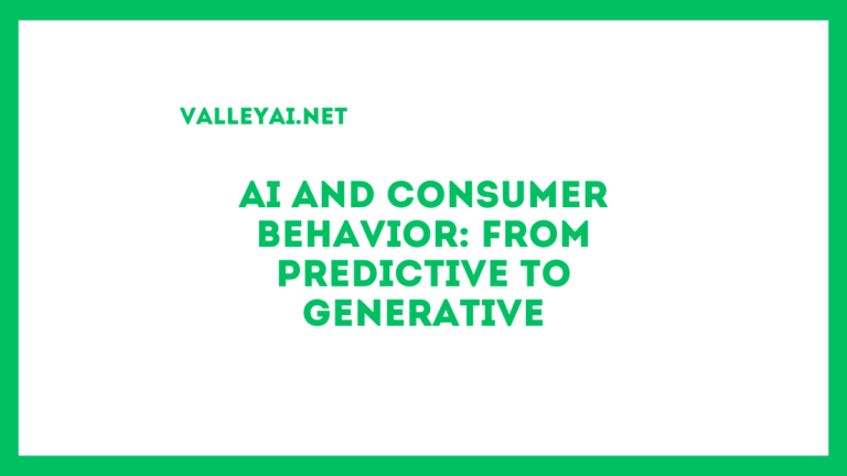 AI and Consumer Behavior: From Predictive to Generative