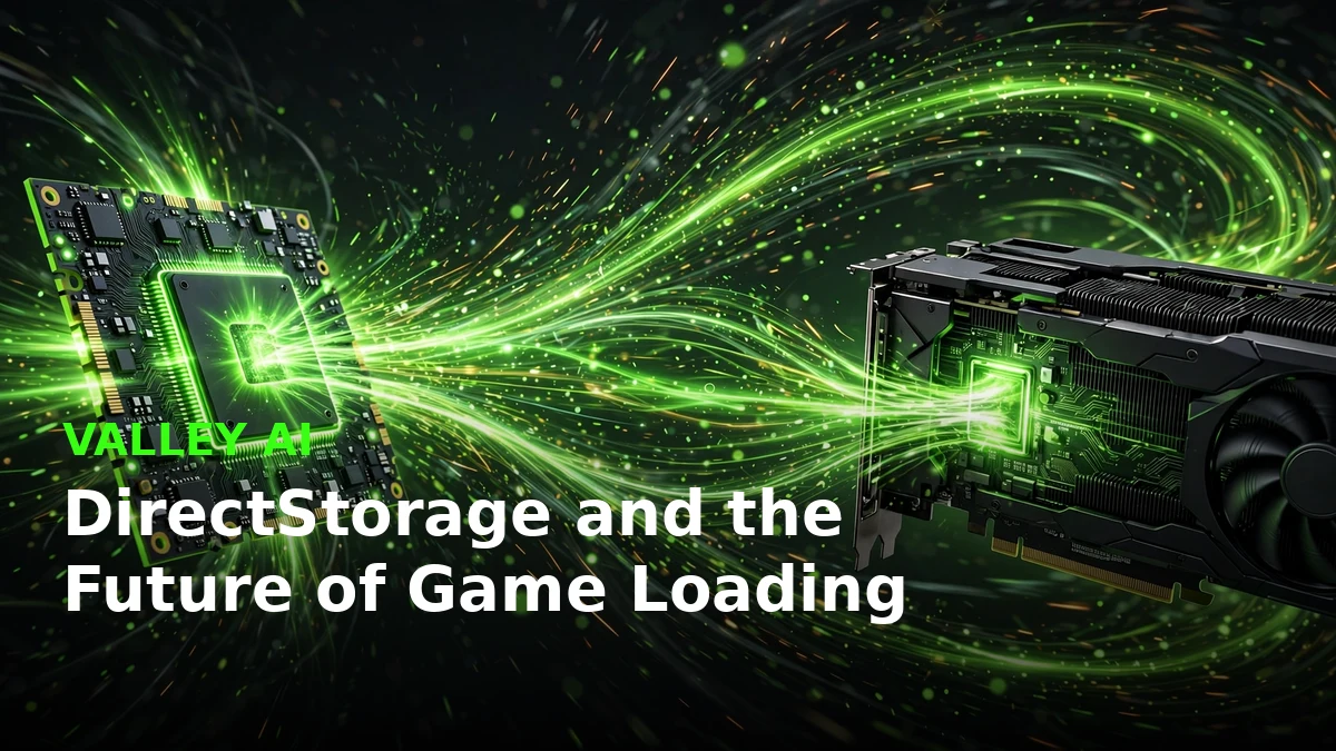 DirectStorage streaming game data from SSD to GPU