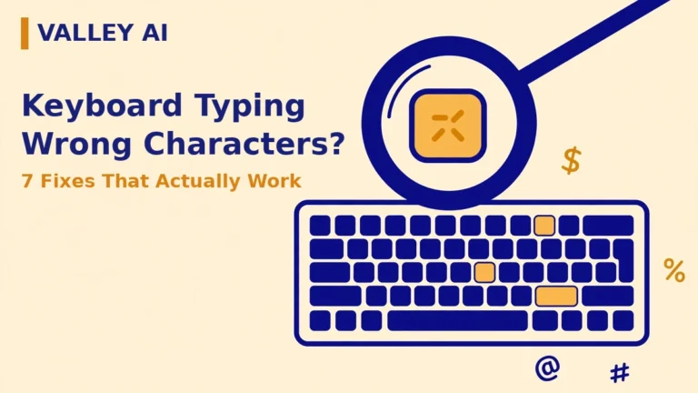 Keyboard typing wrong characters: 7 fixes that actually work