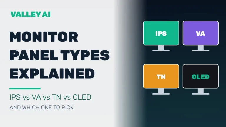 Post title image for Monitor Panel Types Explained