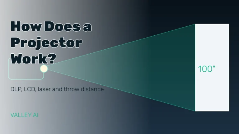 How does a projector work, DLP LCD laser and throw distance explained
