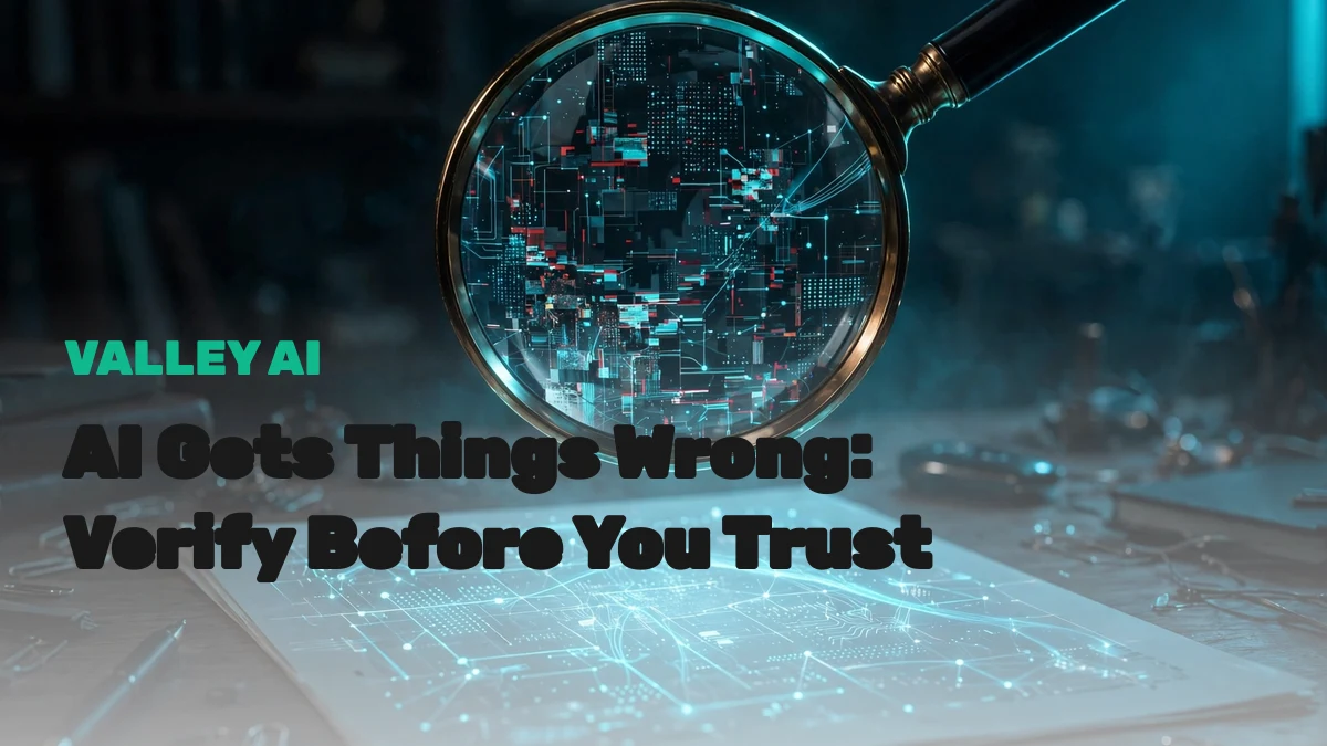 Verify AI answers before trusting them